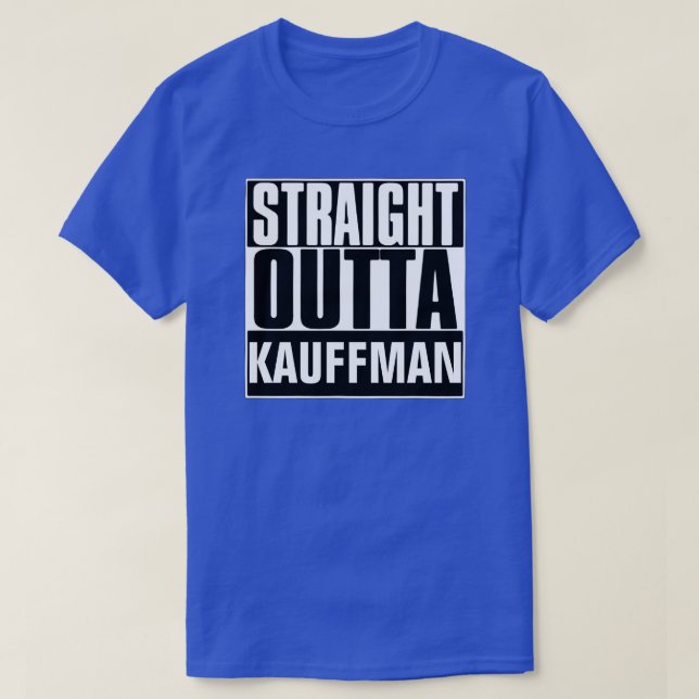 CAMISETA DE KAUFFMAN DIRECTA (Diseño del anverso)