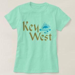 Camiseta de Key West con diseño de la puesta del