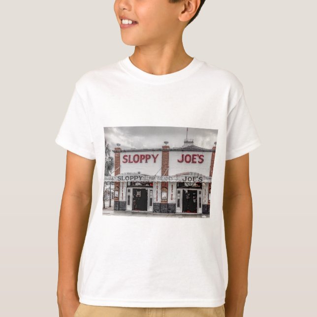 Camiseta de Key West de Joe descuidado (Anverso)
