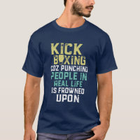 Camiseta de Kickboxing divertida para ropa deporti