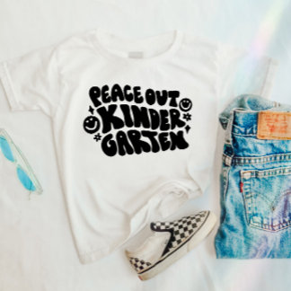 Camiseta de Kids Peace Out Kindergarten