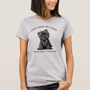 Camiseta de KiniArt para amantes de perros Affenpi
