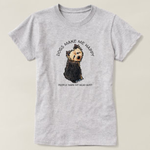 Camiseta de KiniArt para amantes de perros Norwich