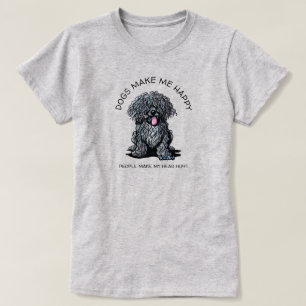 Camiseta de KiniArt para amantes de perros Puli