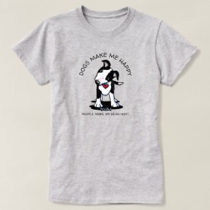 Camiseta de KiniArt para amantes del perro boyero