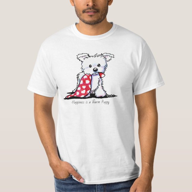 Camiseta de KiniArt Westie Puppy (Anverso)