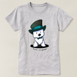 Camiseta de KiniArt Westie Terrier St. Paddy