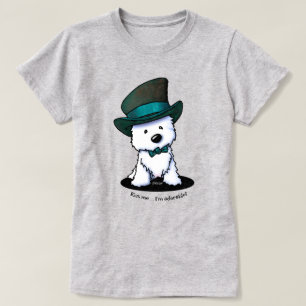 Camiseta de KiniArt Westie Terrier St. Paddy
