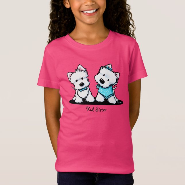 Camiseta de KiniArt Westie Terriers (Anverso)