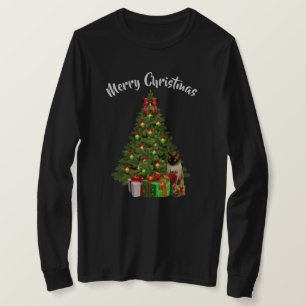 Camiseta de Kitty y Christmas Tree