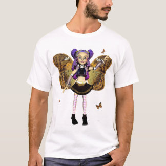 Camiseta de Koshini de la mariposa