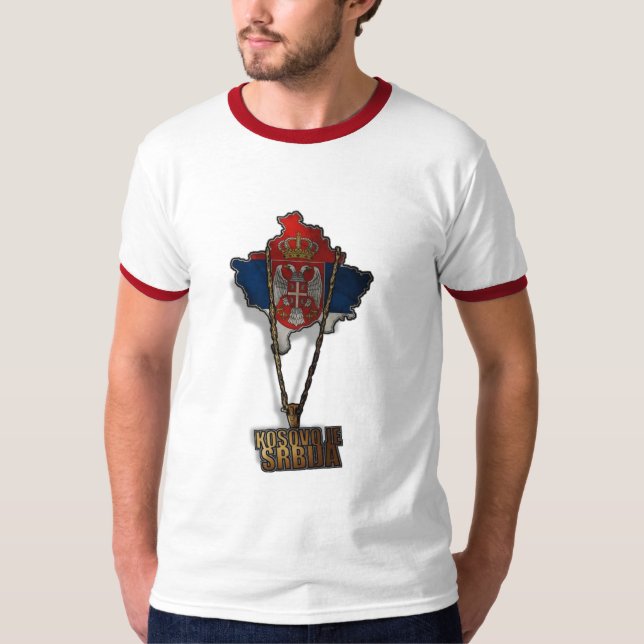 Camiseta de Kosovo Je Srbija (Anverso)