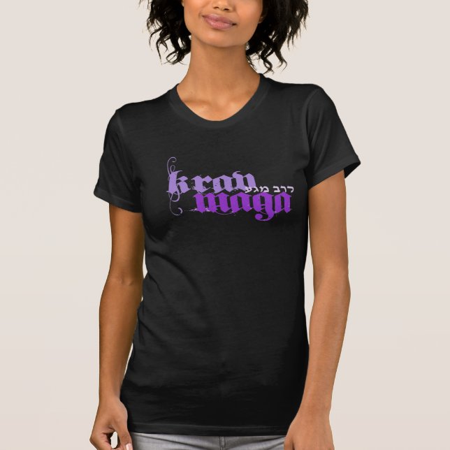 Camiseta de Krav Maga de las mujeres (Anverso)