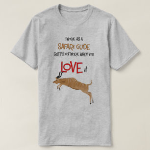 Camiseta de Kudu de la guía del safari