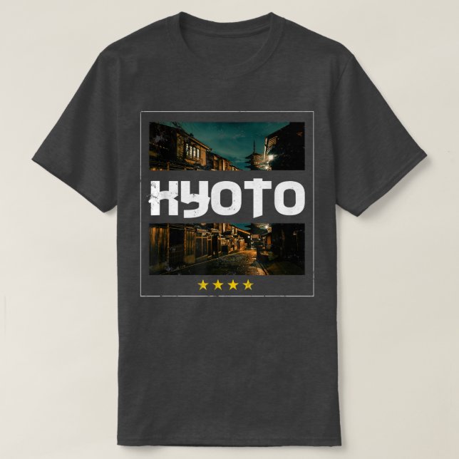 Camiseta de Kyoto de Japón (Diseño del anverso)