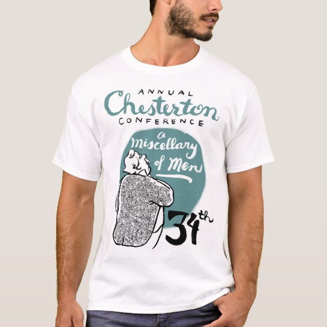 Camiseta de la 34ª Conferencia de Chesterton (Anverso)