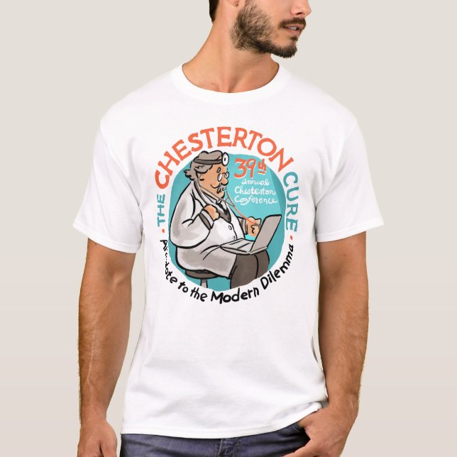 Camiseta de la 39ª Conferencia de Chesterton (Anverso)