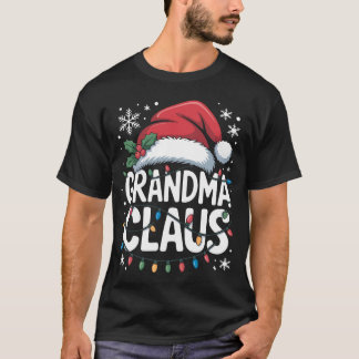 Camiseta de la abuela Claus navidad