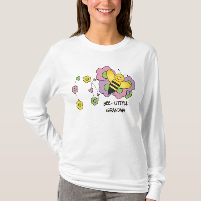 Camiseta de la abuela de la Abeja-utiful (Anverso)