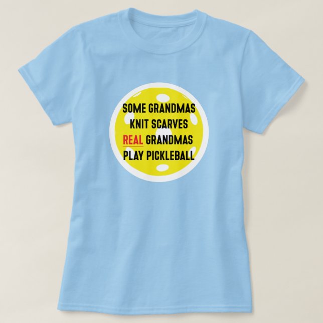 Camiseta de la abuela de las pelotas (Diseño del anverso)