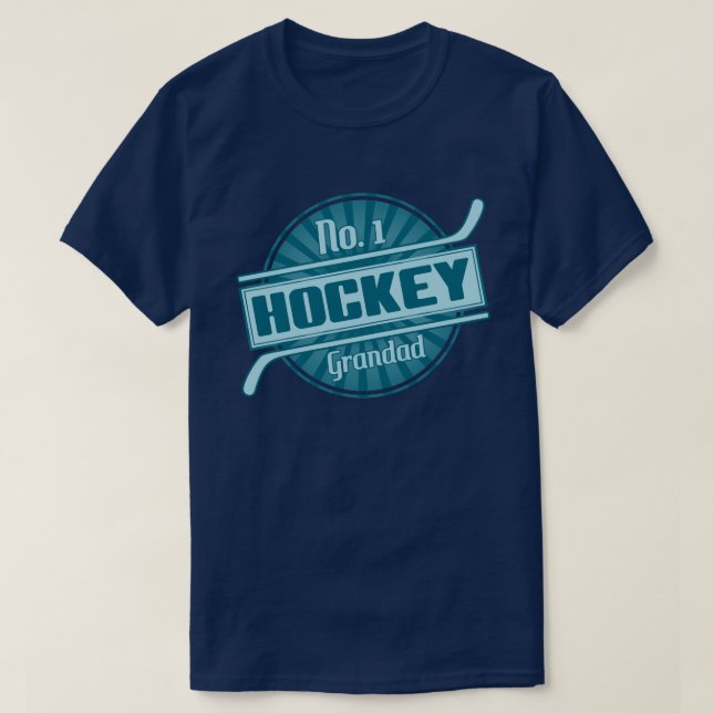 Camiseta de la abuela del hockey con nombre y núme (Diseño del anverso)