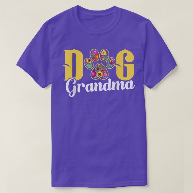 Camiseta de la abuela del perro (Diseño del anverso)