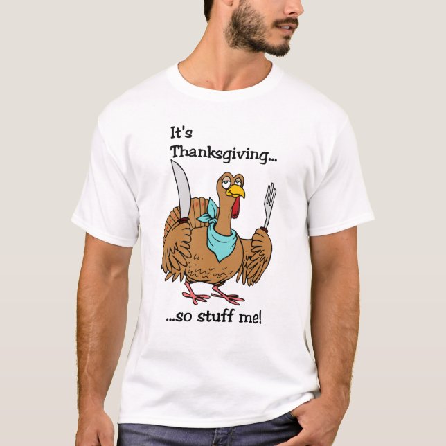 Camiseta de la acción de gracias (Anverso)