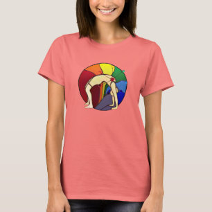 Camiseta de la actitud de la rueda