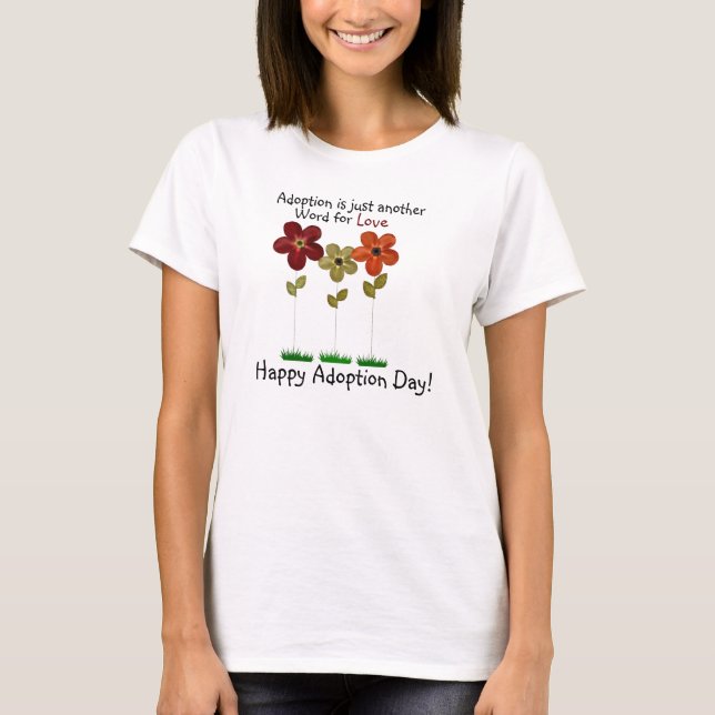 camiseta de la adopción (Anverso)