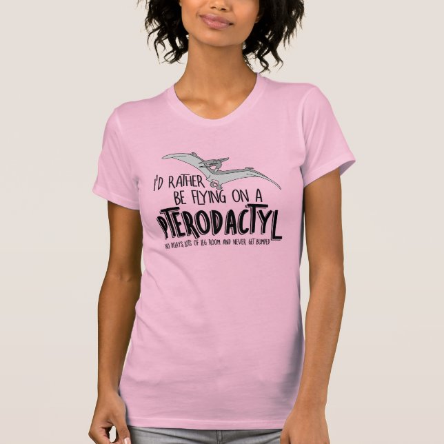 Camiseta De La Aerolínea De Dinosaurios De Pterodá (Anverso)