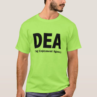 Camiseta de la agencia del disfrute de la droga