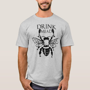 Camiseta de la aguamiel de la bebida