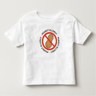 Camiseta de la alergia del cacahuete