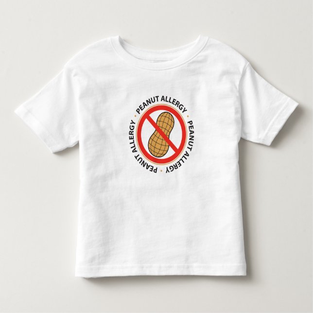 Camiseta de la alergia del cacahuete (Anverso)