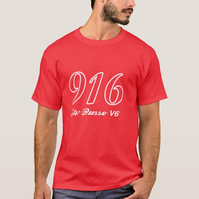 Camiseta de la alfa 916 V6 GTV (Anverso)