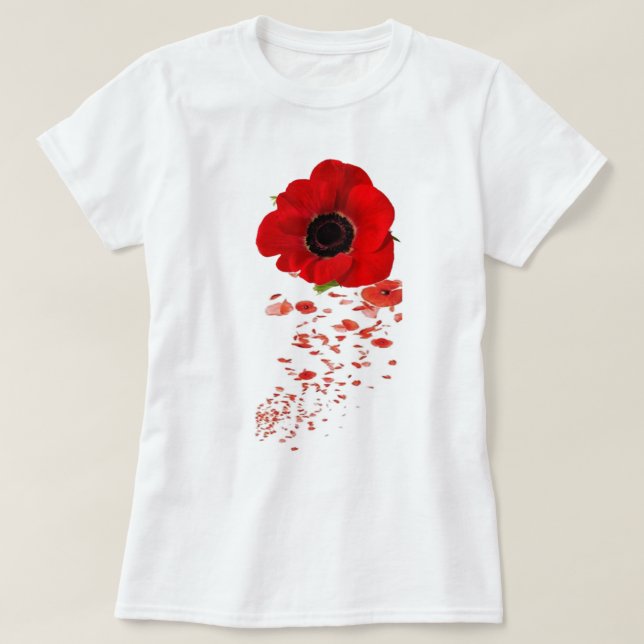 Camiseta de la amapola de la conmemoración (Diseño del anverso)