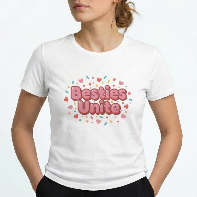 Camiseta de la Amistad BFF de Mejores Amigas Unite (Subido por el creador)
