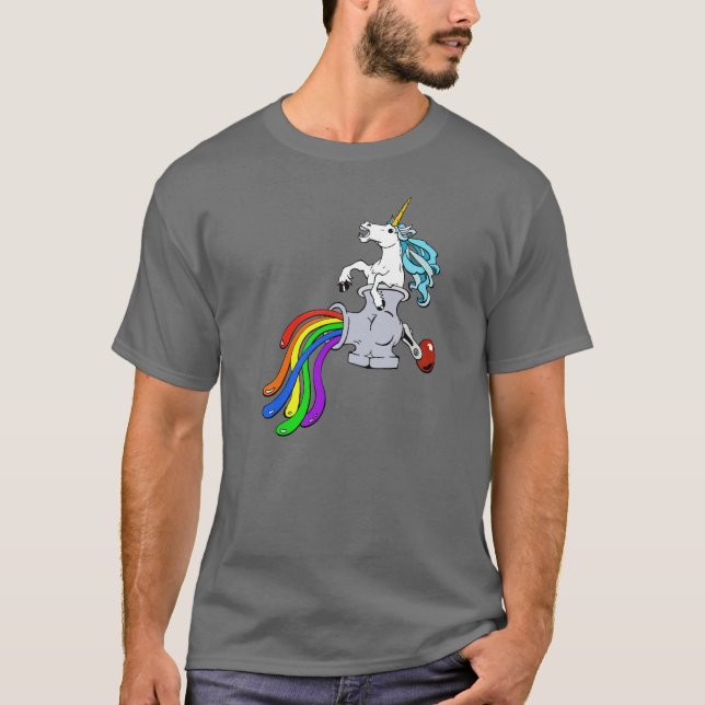 Camiseta de la amoladora del unicornio (Anverso)