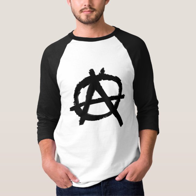 Camiseta de la anarquía (negro) (Anverso)