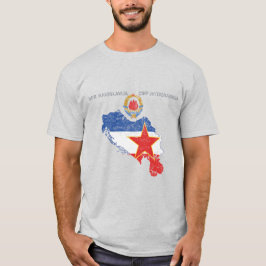 Camiseta de la antigua Yugoslavia con problemas de