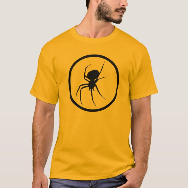 Camiseta de la araña de la viuda negra (Anverso)
