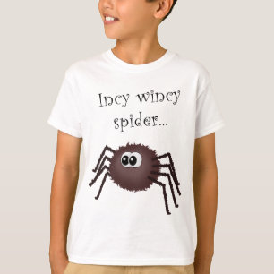 Camiseta de la araña del wincy de Incy para los