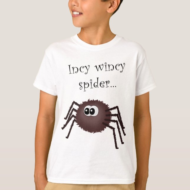 Camiseta de la araña del wincy de Incy para los (Anverso)