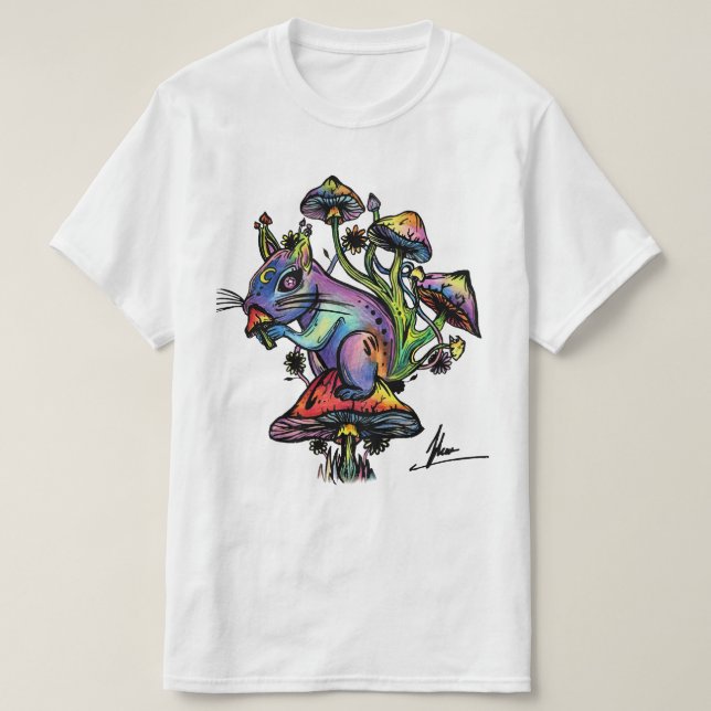 Camiseta de la ardilla (Diseño del anverso)