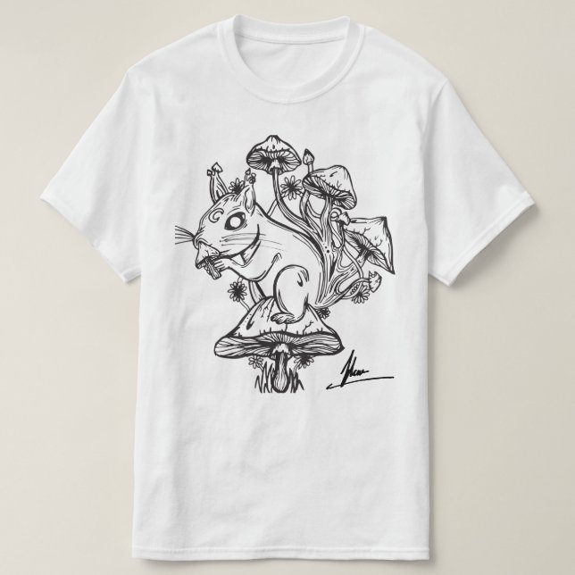 Camiseta de la ardilla (Diseño del anverso)