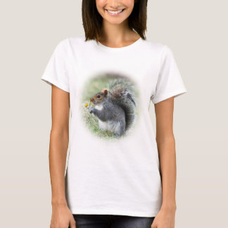 Camiseta de la ardilla de la margarita