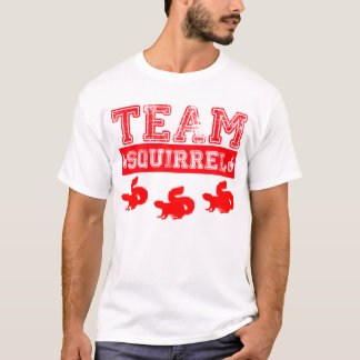 Camiseta de la ardilla del equipo