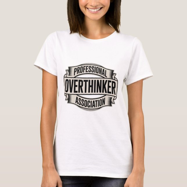 Camiseta de la Asociación de Sobrepensadores Profe (Anverso)