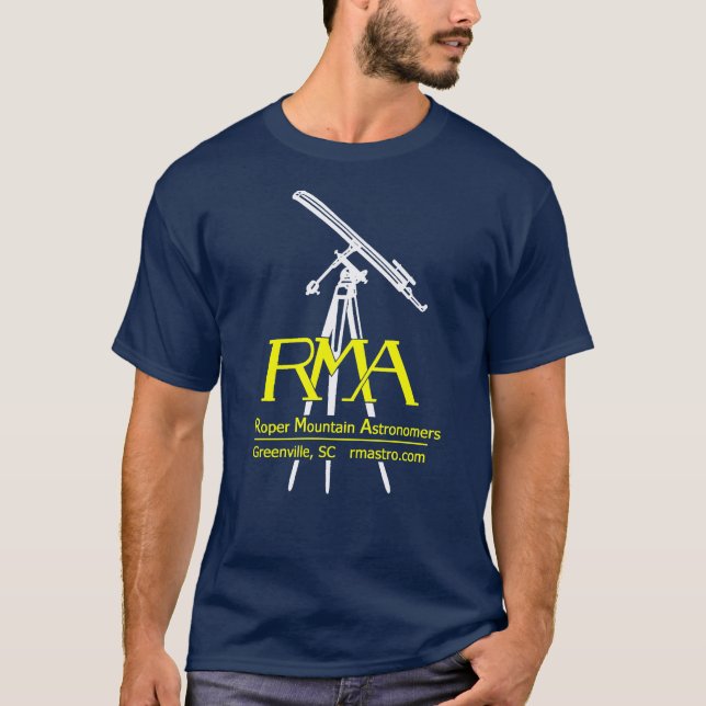 Camiseta de la astronomía del logotipo de RMA (Anverso)