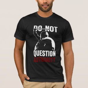 Camiseta de la autoridad de la pregunta